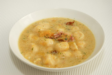 Gnocchi in minestra