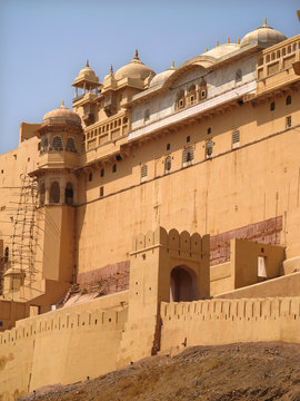 Ambert fort in Jaipur, Rajasthan state, India.