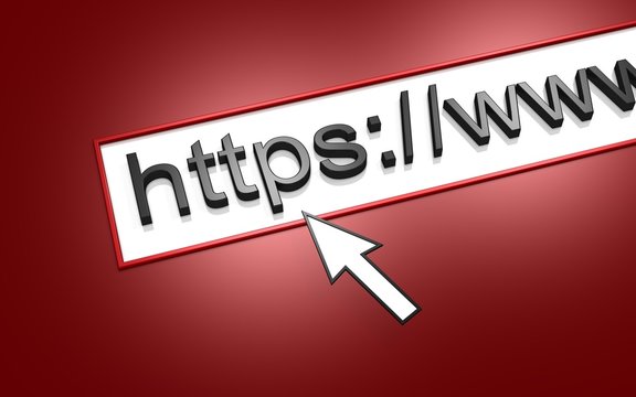 Web Address http on background
