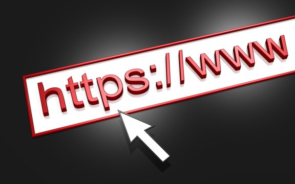 Web Address http on background