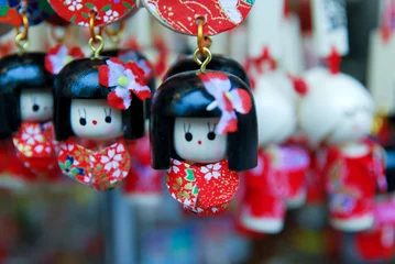 Fotobehang geisha toys © eddyh78