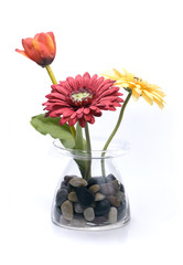 Artificial Flower on a White Isolated Background