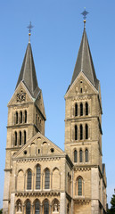 Fototapeta premium Church in Roermond, Limburg, Holland. Catholic landmark.