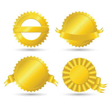 Golden medallions