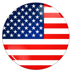 Fototapeta premium Abstract illustration: united states flag