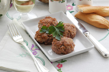 Polpette con il prezzemolo - Antipasto Trentino Alto Adige