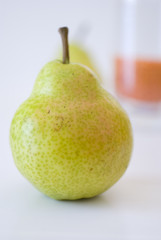 Pear and other fruits, close-up