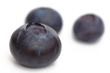 macro of blueberries- shallow depth of field