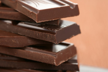 close-ups of chocolate - food and drink