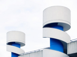Parkhaus Auffahrt