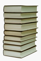 Books on the table.