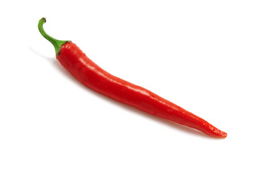 red hot chili pepper isolated