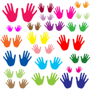 Empreintes de mains