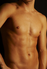 Fototapeta premium male stomach