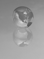 gray globe