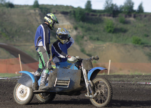 Two Motorcyclists Aspire To Finish On Road