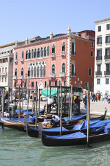 Fototapeta premium Venezianische Gondeln