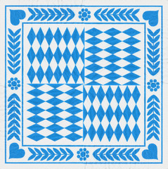 Bayrische Serviette komplett