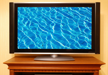 Fototapeta premium Plasma panel. Both pictures are made by me.