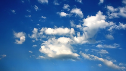 Blue sky and clouds XXL