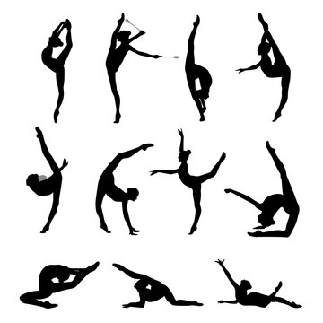 Gymnastique Rythmique Vectoriel 1