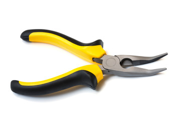 Obraz premium Modern and beautiful pliers on a white background