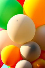 Colorful balloons, may be used as background