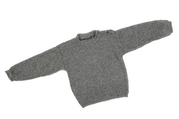 Children's wear - sweater isolated over white background