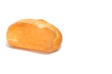 a piece of little type of white bread