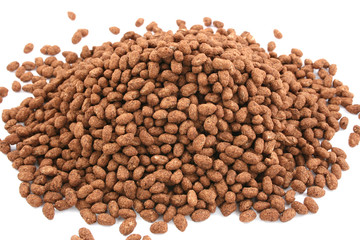 brown chocolate isolated on white
