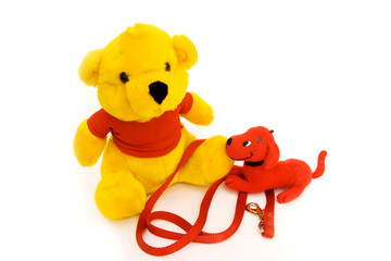 Dog bear & lead
