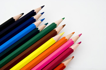 crayons couleurs