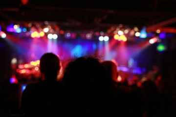 People on a Rock Event