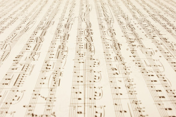 a long endless music-sheet.