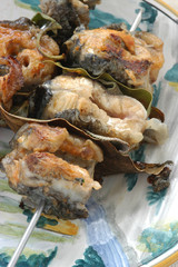 Anguilla allo spiedo - Secondi di pesce Emilia Romagna