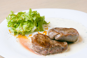 Grilled beef