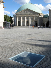Fototapeta premium Berlin, Mahnmal und Hedwigs-Kathedrale