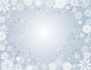 silver  christmas background