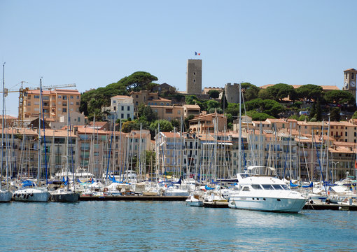 The Yacht Port Of Cannes (south France)