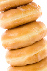 sweet donut with white background