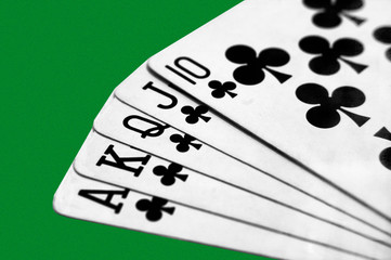 A 5 Card Draw Royal Flush