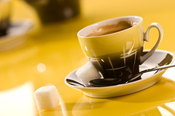 drink series: cup of coffee, hot espresso