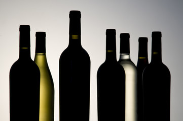 wine bottle assortment