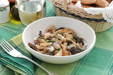 Funghi al guazzetto - Antipasti Emilia Romagna