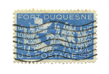 Old postage stamp from USA 4 cent