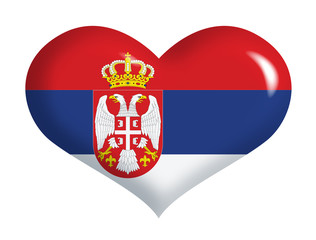 Obraz premium Cuore serbo