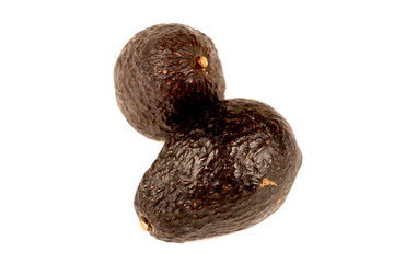 Avocados isolated on a white background