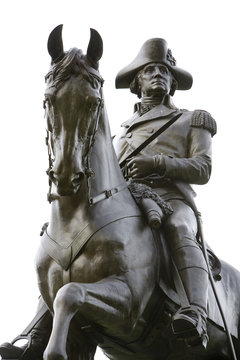 statue of George Washington at the Boston Public Garden
