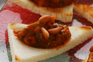 Tartine piccanti - Antipasti Toscana