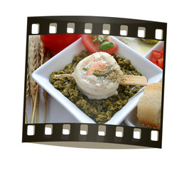 Fisch auf Pesto